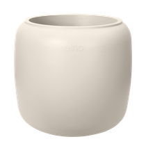 amber beads small 40cm linen white